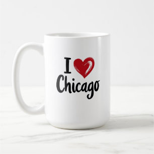 Taza De Café Me encanta Chicago