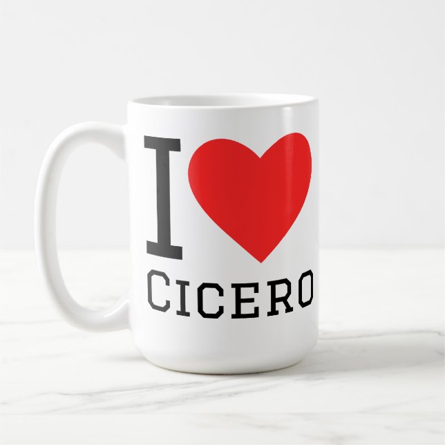 Taza De Café Me encanta Cicerón  (Izquierda)