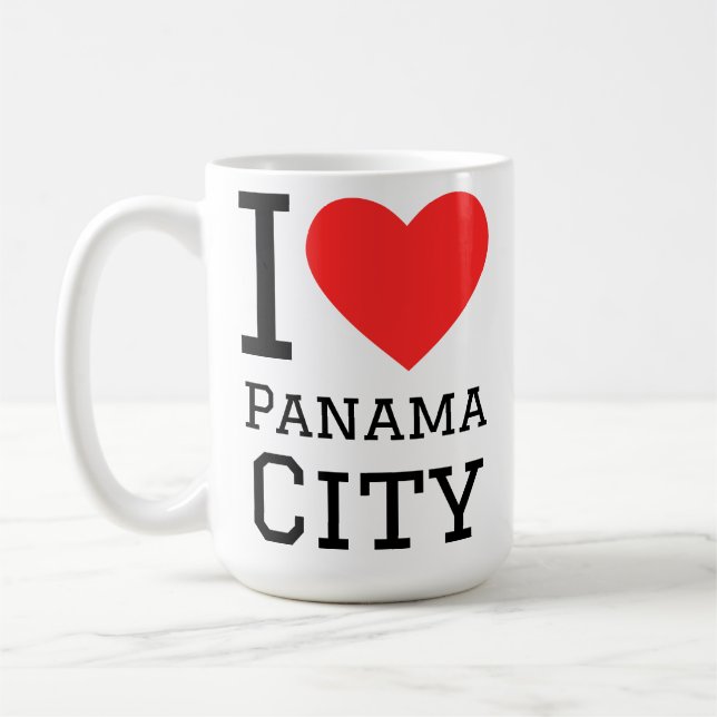 Taza De Café Me encanta Ciudad de Panamá  (Izquierda)