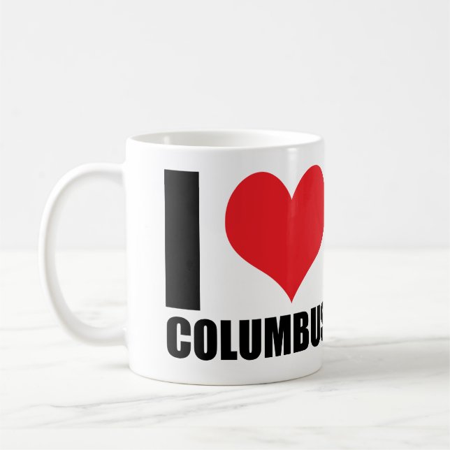 Taza De Café Me encanta Colón (Izquierda)
