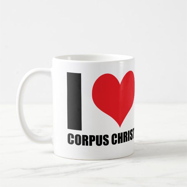 Taza De Café Me encanta Corpus Christi (Izquierda)