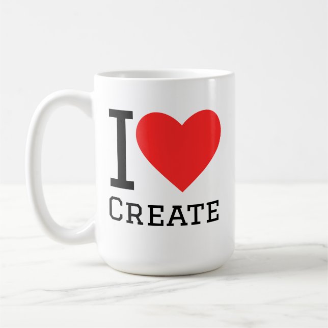 Taza De Café Me encanta crear (Izquierda)