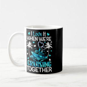 Taza De Café Me Encanta Cuando Navegamos Juntos Hombres Mujeres