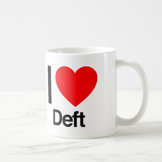 Taza De Café me encanta deft (Derecha)