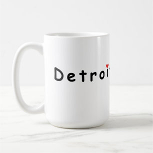 Taza De Café Me encanta Detroit