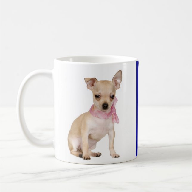 Taza De Café Me encanta Diva Chihuahua Coffee de cachorro (Izquierda)
