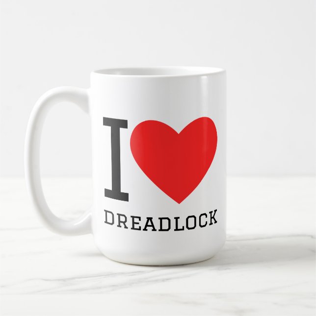 Taza De Café Me encanta dreadlock (Izquierda)