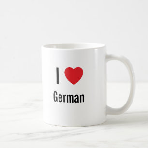 Taza De Café Me encanta el alemán