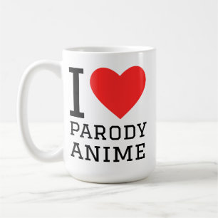Taza De Café Me encanta el anime parodia