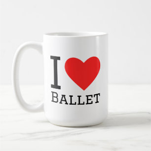 Taza De Café Me encanta el ballet