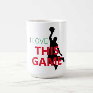 Taza De Café Me encanta el básquetbol