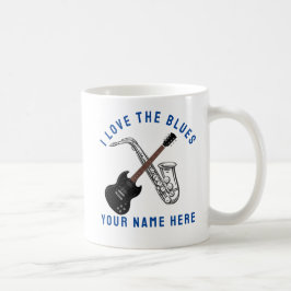 Taza De Café Me encanta el blues