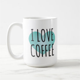 Taza De Café Me encanta el café (15 oz) café Mug