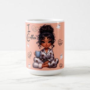 Taza De Café Me encanta el café Nicole Mug