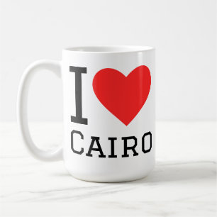 Taza De Café Me encanta El Cairo 