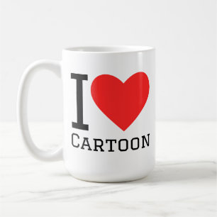 Taza De Café Me encanta el cartoon