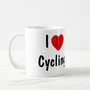 Taza De Café Me encanta el ciclismo