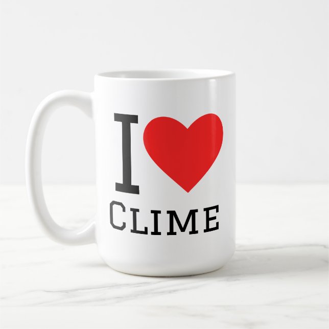 Taza De Café Me encanta el clima (Izquierda)