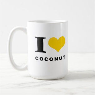 Taza De Café Me encanta el coco