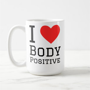 Taza De Café Me encanta el cuerpo positivo
