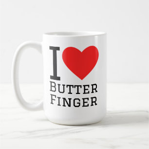 Taza De Café Me encanta el dedo de mantequilla