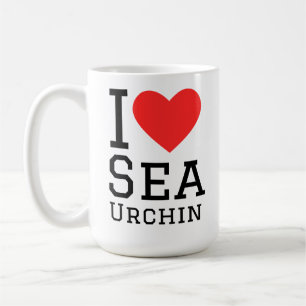 Taza De Café Me encanta el erizo de mar