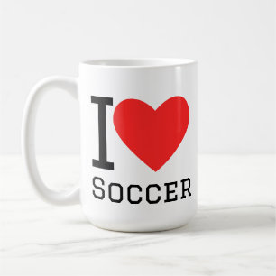 Taza De Café Me encanta el fútbol