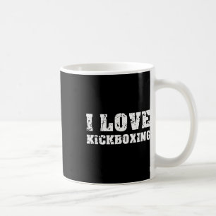 Taza De Café Me encanta el gimnasio de kickboxing Fitness para