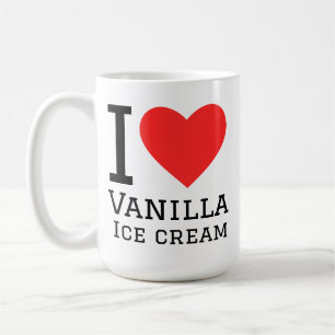Taza De Café Me encanta el helado de vainilla