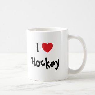 Taza De Café Me encanta el hockey