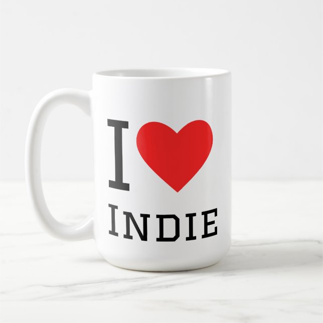 Taza De Café Me encanta el indie (Izquierda)