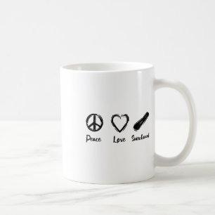 Taza De Café Me encanta el instructor de snowboard