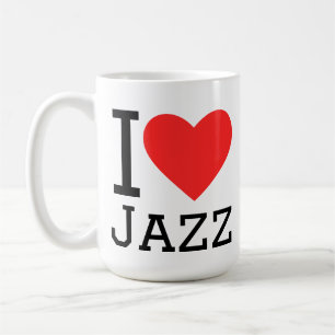 Taza De Café Me encanta el jazz