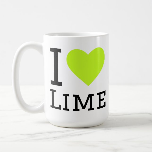 Taza De Café Me encanta el limón (Izquierda)