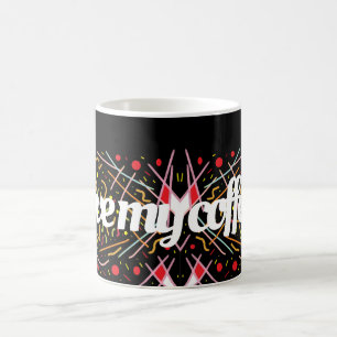 Taza De Café Me encanta el logo de mi café con motivos mixtos n