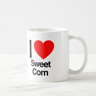 Taza De Café me encanta el maíz dulce
