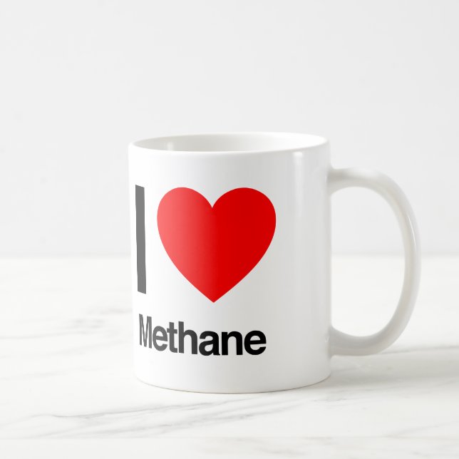Taza De Café me encanta el metano (Derecha)