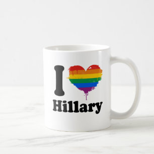 Taza De Café Me encanta el orgullo de Hillary -.png