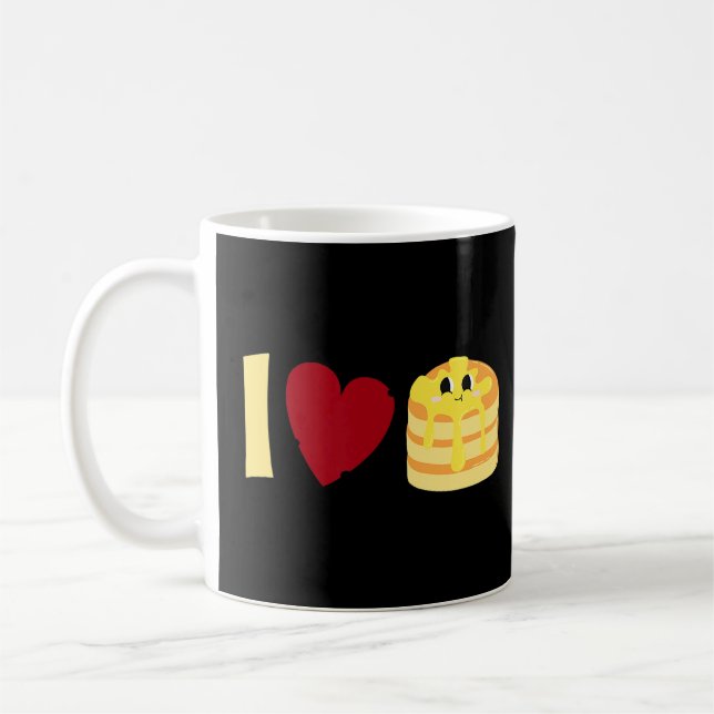 Taza De Café Me encanta el panqueque de tortas (Izquierda)