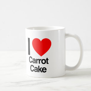 Taza De Café me encanta el pastel de zanahoria