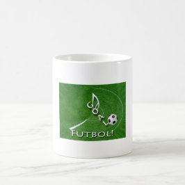 Taza De Café Me encanta el Personalizable Futbol Soccer