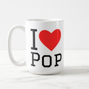 Taza De Café Me encanta el pop