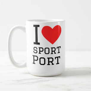 Taza De Café Me encanta el puerto deportivo
