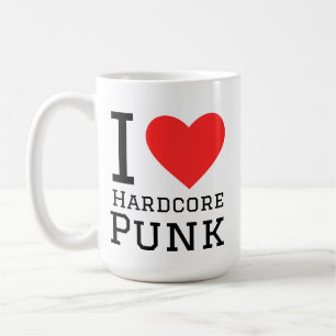 Taza De Café Me encanta el punk duro