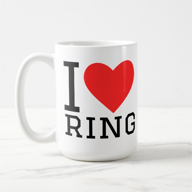 Taza De Café Me encanta el ring  (Izquierda)