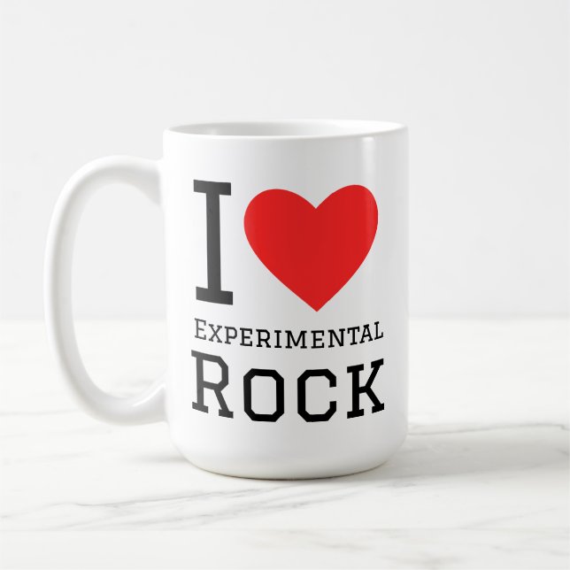 Taza De Café Me encanta el rock experimental (Izquierda)