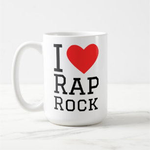 Taza De Café Me encanta el rock rap