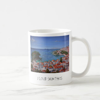 Taza De Café "Me encanta el SKIATHOS"