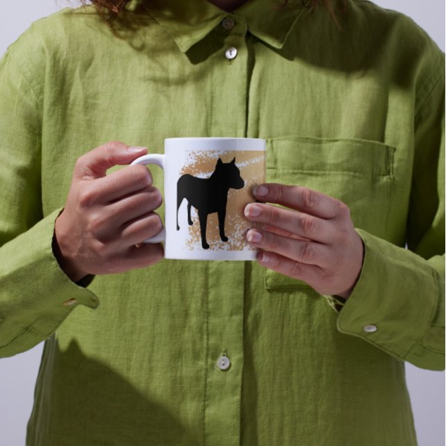 Taza De Café Me encanta el tazón clásico de Pitbulls (Subido por el creador)