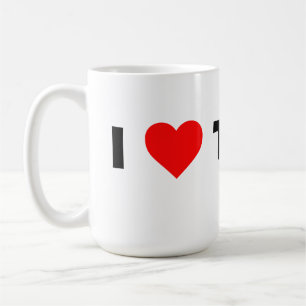 Taza De Café Me encanta el tenis